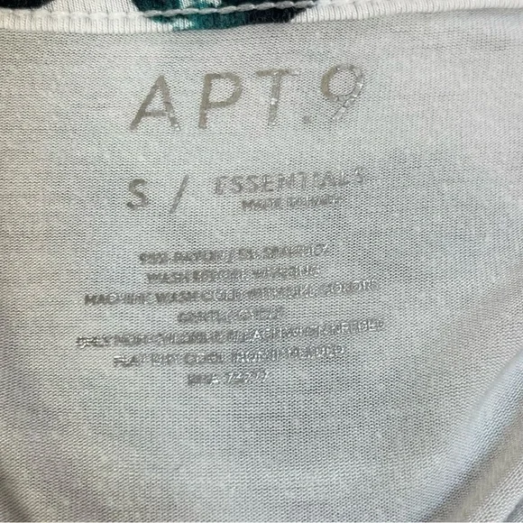 APT.9 Essentials White Floral Print Top Women’s Size Small - Picture 5 of 6
